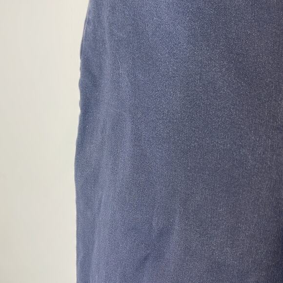 EVERLANE Blue Pull On Zip Side Skinny Stretch Ankle Pants Size 8 - Picture 3 of 10